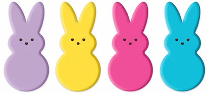 12 Inch Embossed Sugar Bunny Sign Four Styles