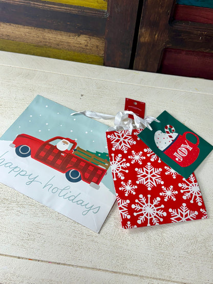 Wondershop 3 Pack Of Christmas Gift Bags