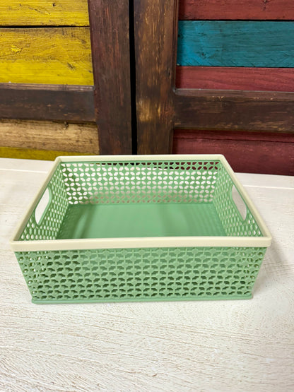 Green And White Storage Container