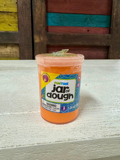 Orange Jar Of Dough