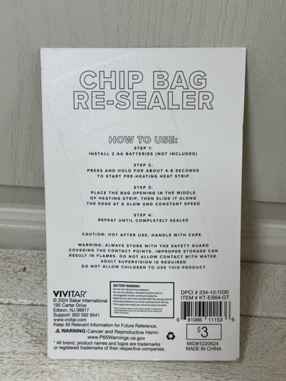 Chip Bag Re-Sealer