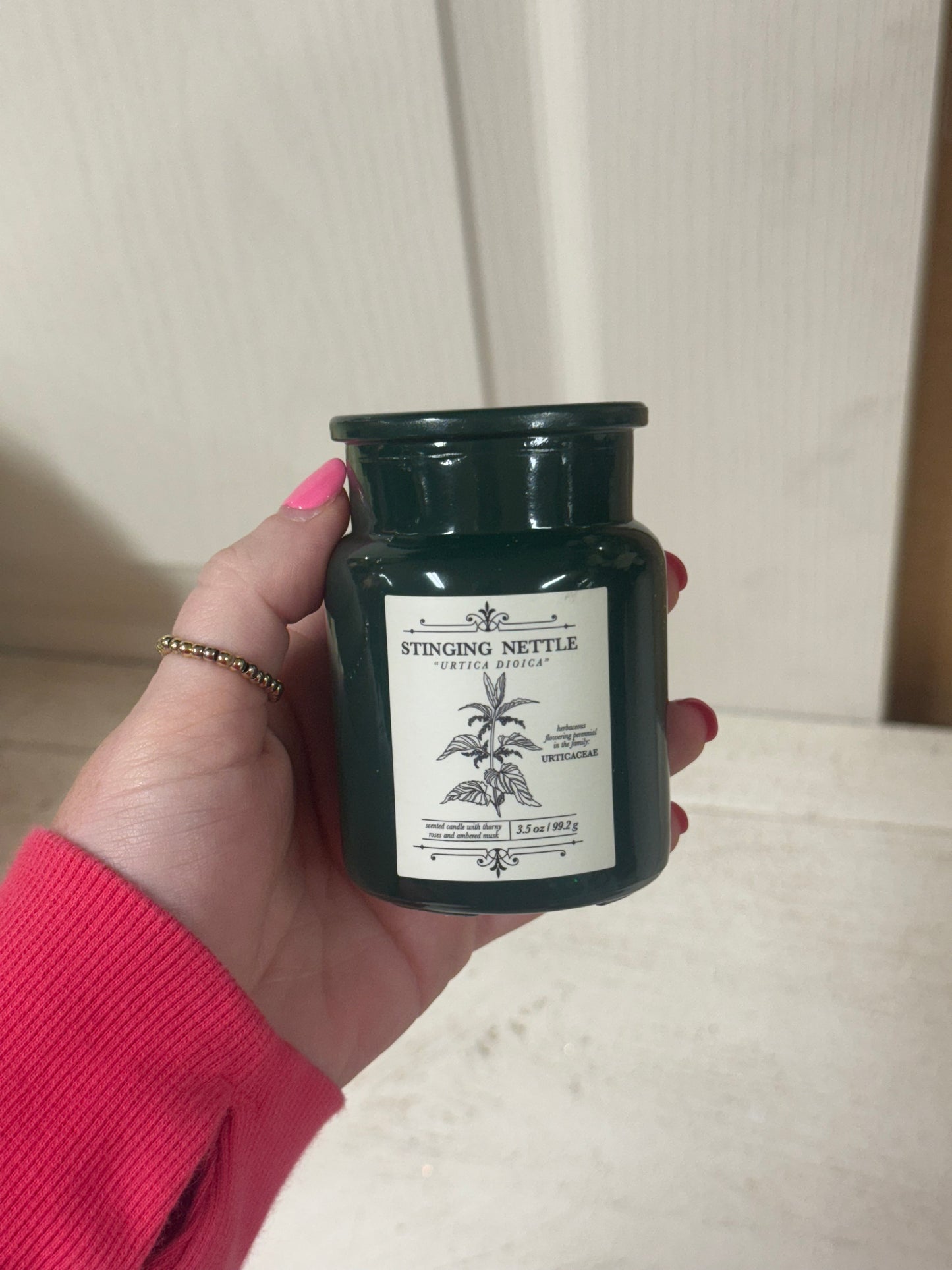 Stinging Nettle Green Scented Candle