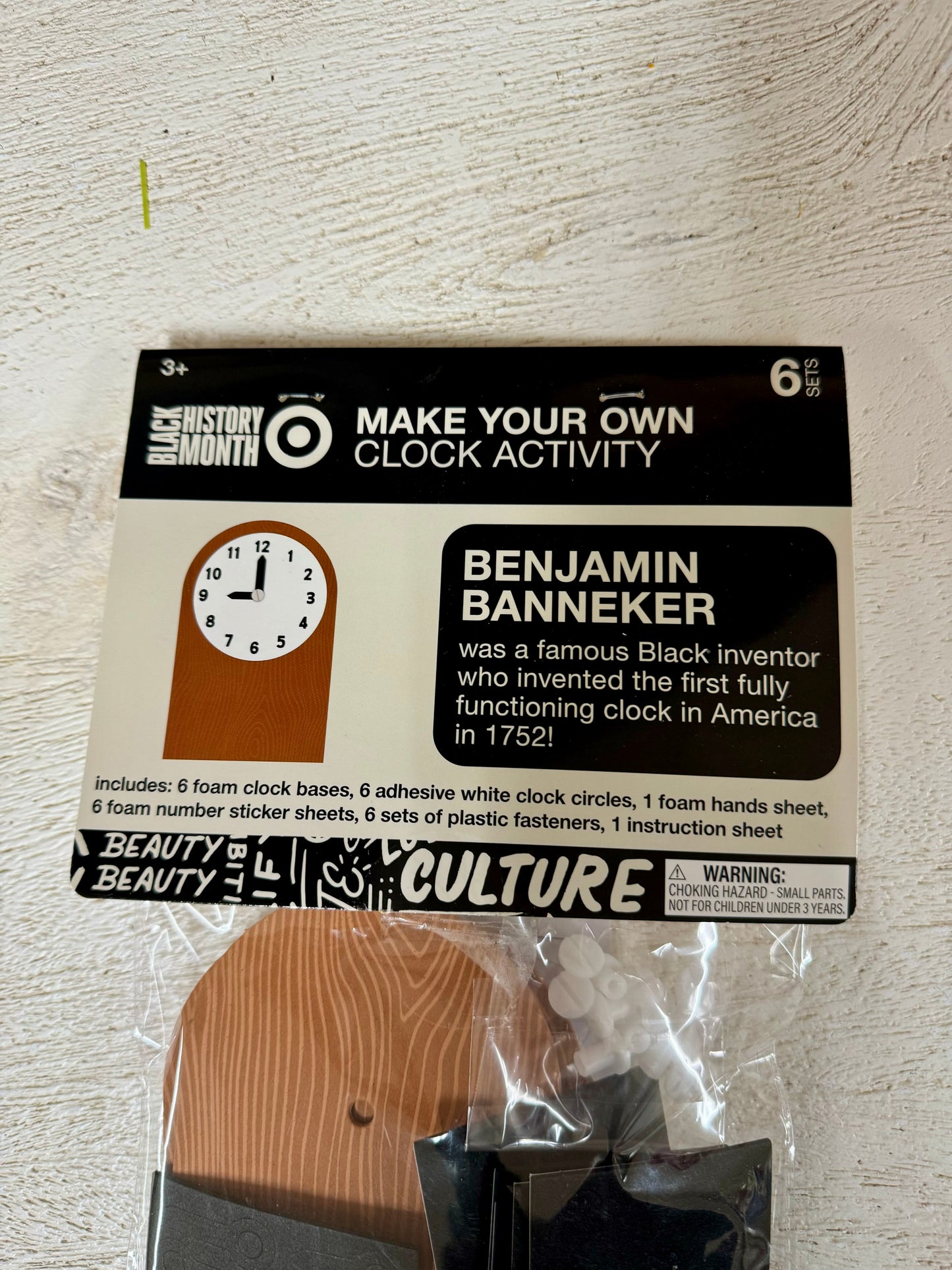 Make Your Own Clock Activity Benjamin Banneker