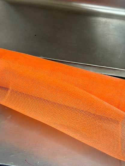 10 Inch By 10 Yard Orange Fine Weave Netting