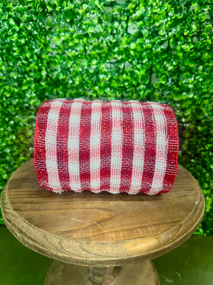 6 Inch by 20 Yard Tartan Plaid Glamour Designer Netting