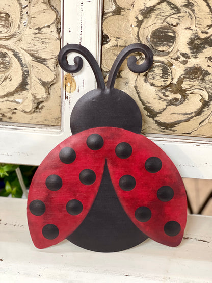 Metal Embosses Ladybug Sign Three Different Styles