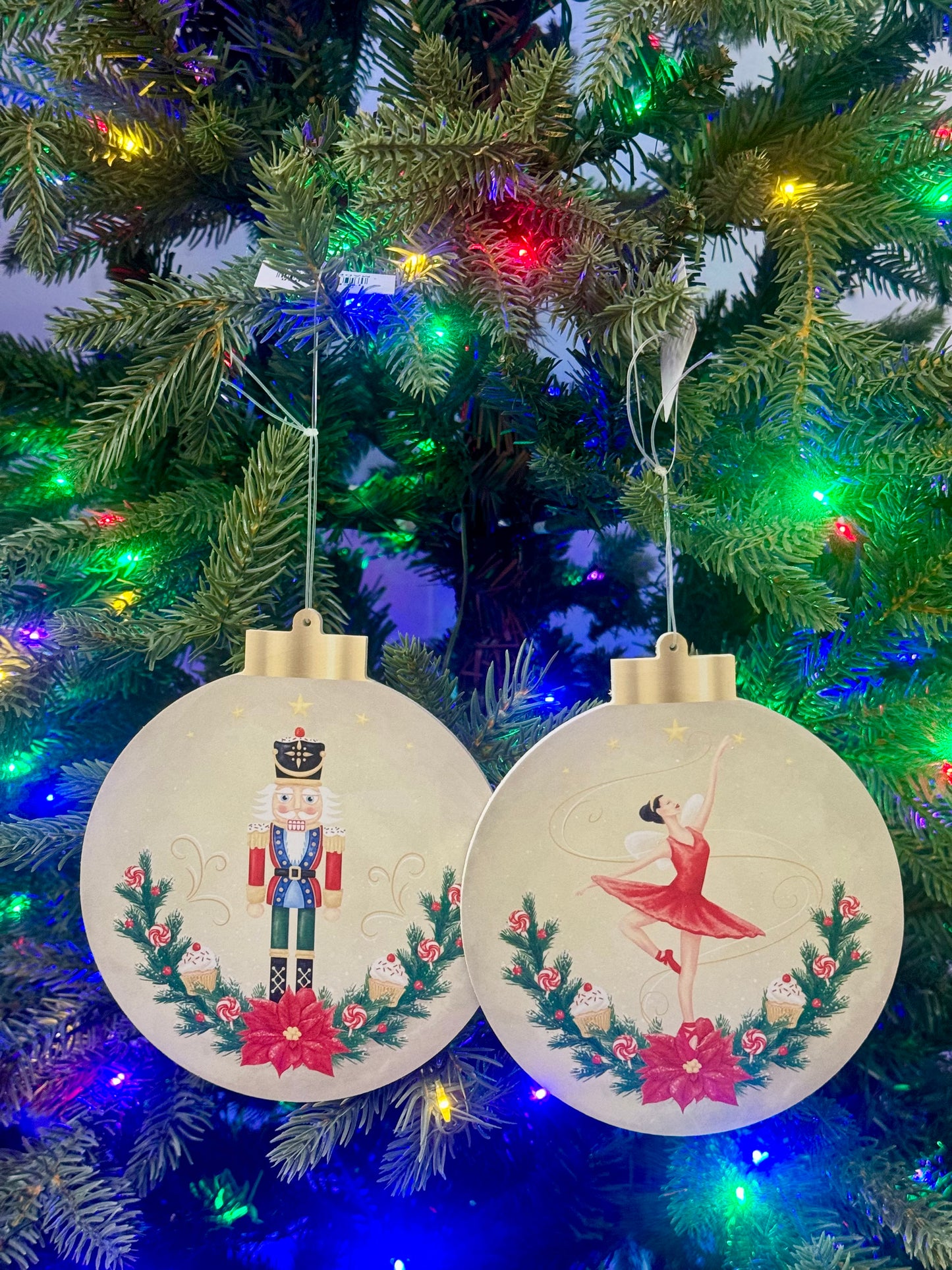 5.5 Inch Double Sided Nutcracker Ornaments Two Styles