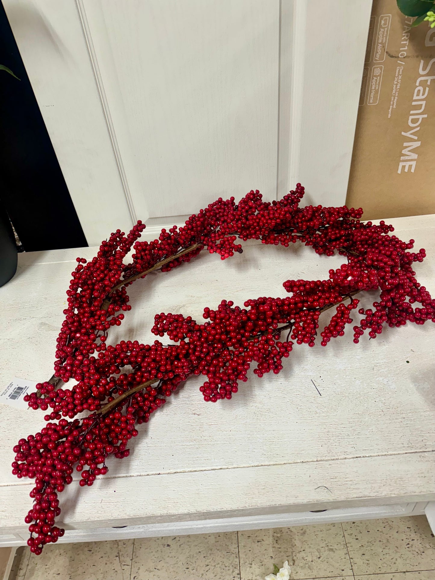 5 Foot Red Berry Garland