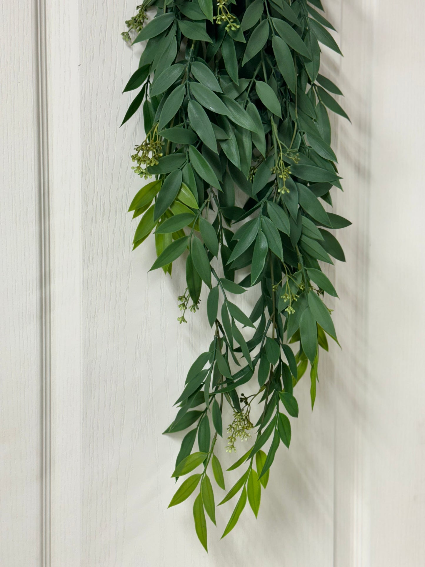 36 Inch Ruscus Floral Hanging Bush