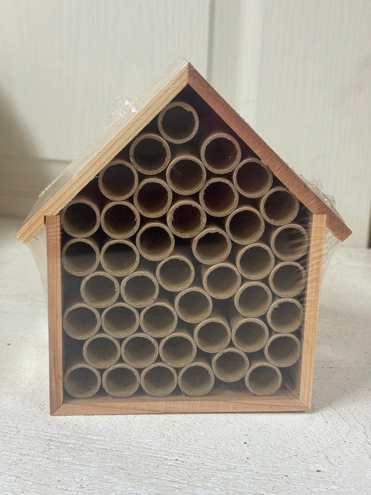 Wood Pentagon Bee And Bug Hotel