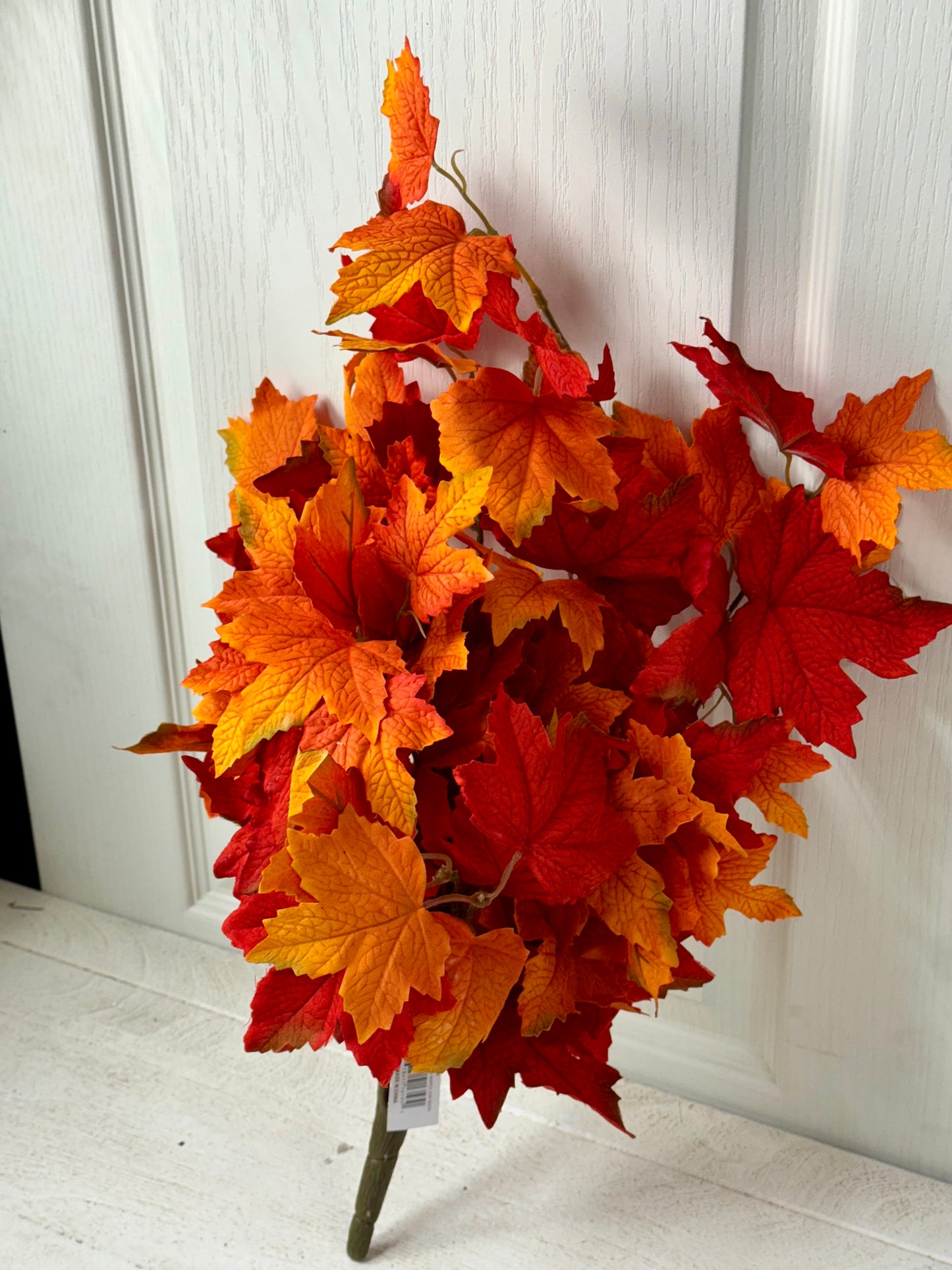 20 Inch Orange And Red Maple Leaf HG Floral Bush