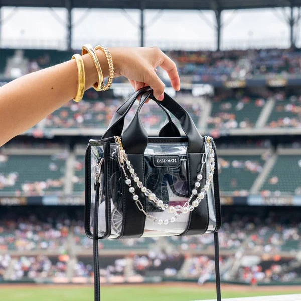 Case Mate Jelly Stadium Bag Black And Clear