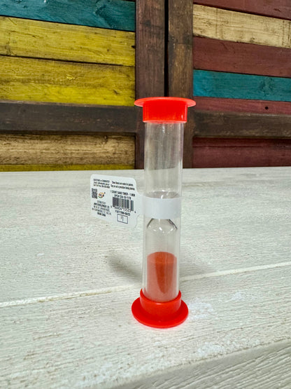 One Minute Red Sand Timer