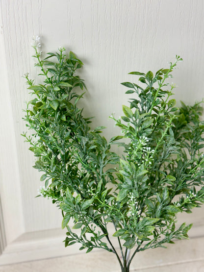 16.5 Inch Mini Leaf Greenery Bush