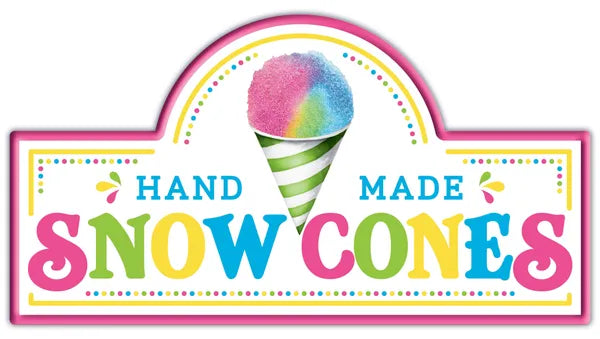 15 Inch Snow Cones Street Sign