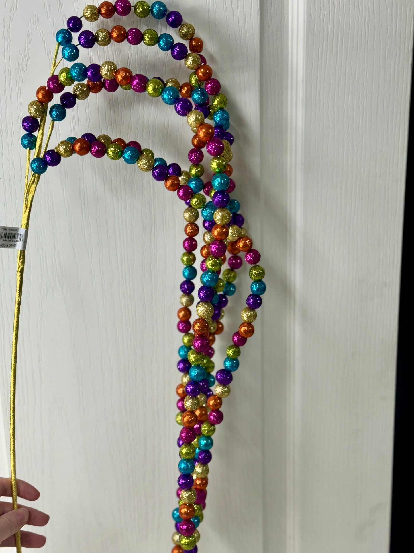 48 Inch Fiesta Hanging Glitter Ball Spray