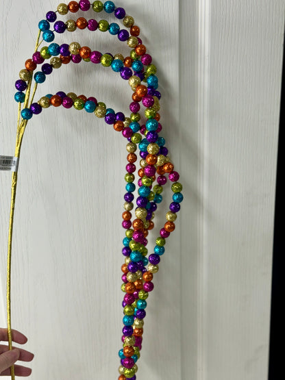 48 Inch Fiesta Hanging Glitter Ball Spray