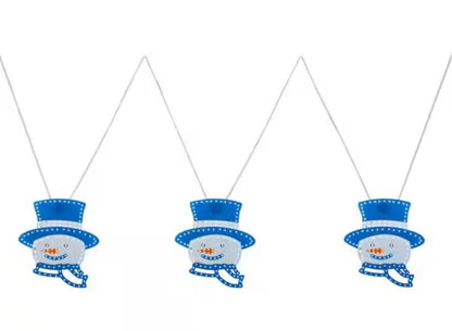 Home Accents Holiday 10 Inch Twinkling LED Snowman Three Pack Open Box