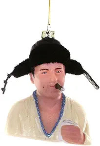 Cousin Eddy Glass Ornament