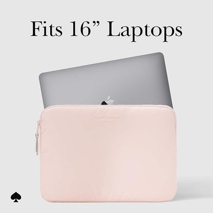 Kate Spade 16 Inch Laptop Puffer Sleeve Chalk Pink