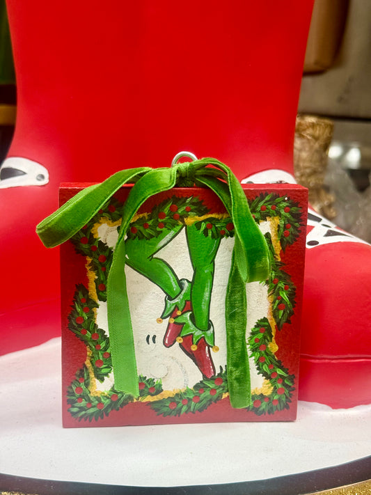 4 Inch Ten Lords A Leaping Hand Painted Canvas