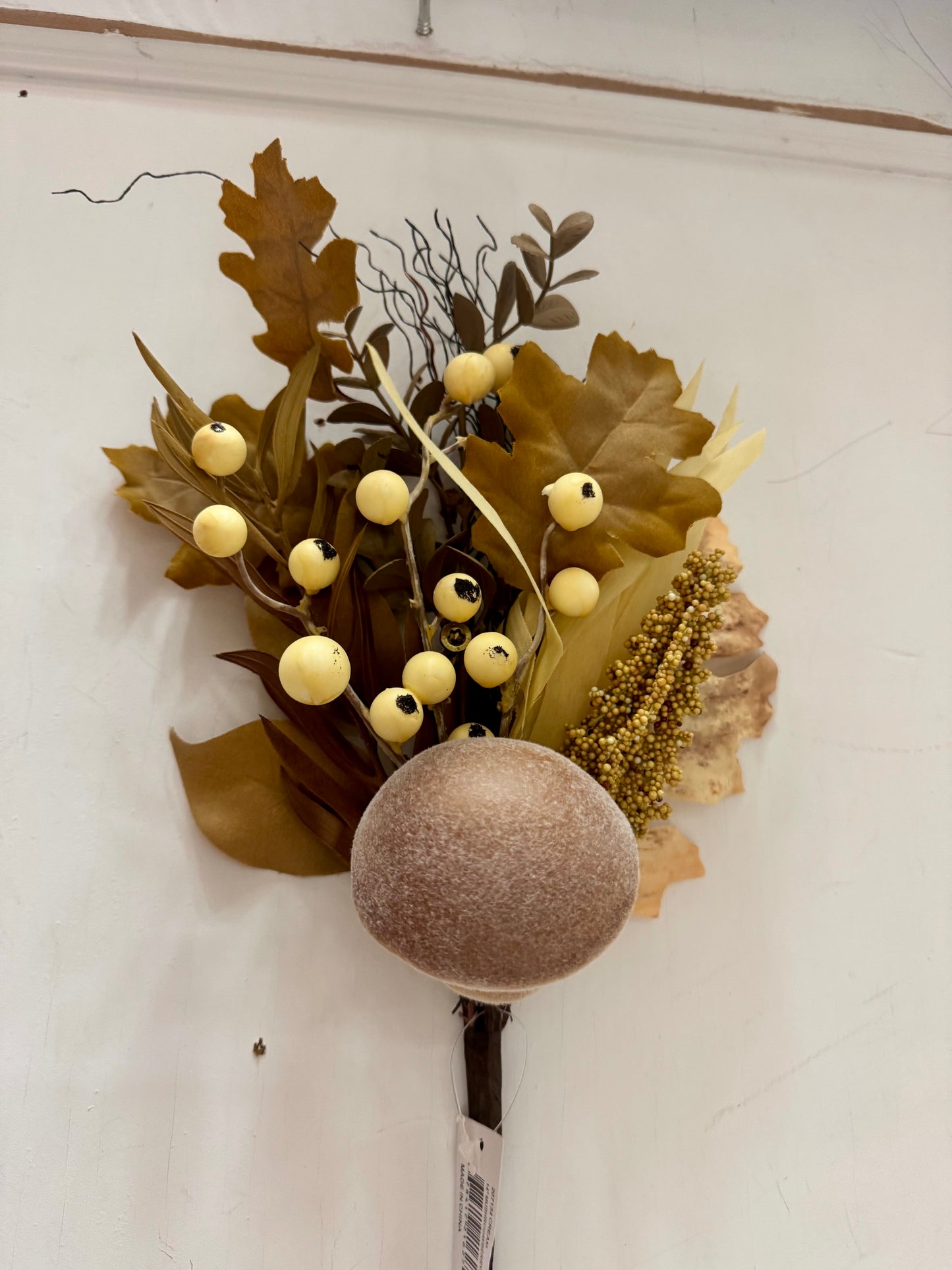 14 Inch Fall Mushroom Berry Pick