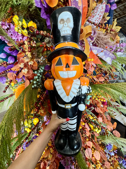 24 Inch Jack O Lantern Halloween Nutcracker