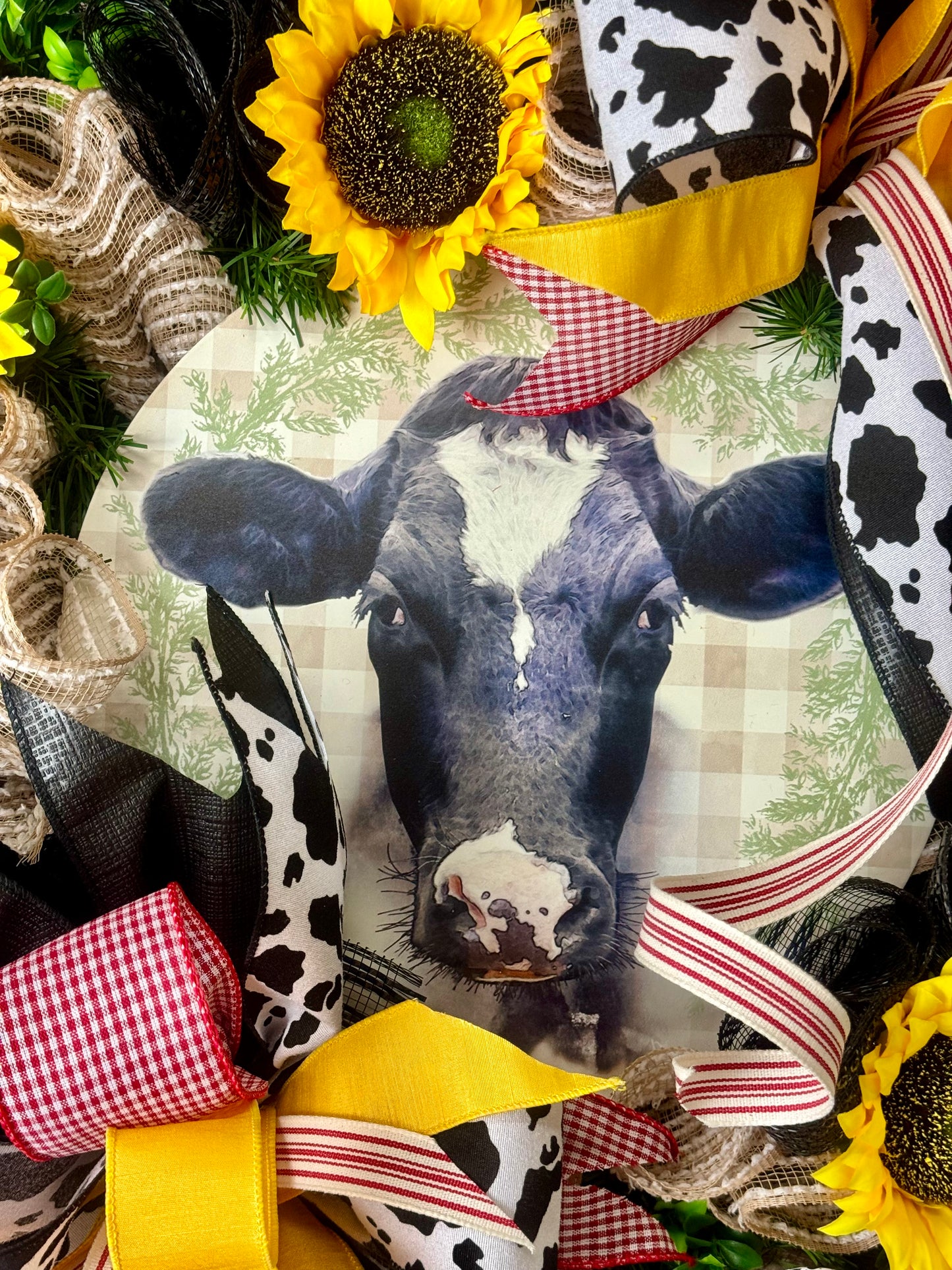 Cow Wreath By Sweet Girl Design Co