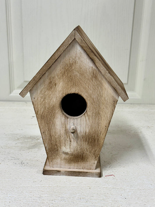 9 Inch Wood Birdhouse