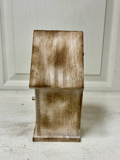 9 Inch Wood Birdhouse