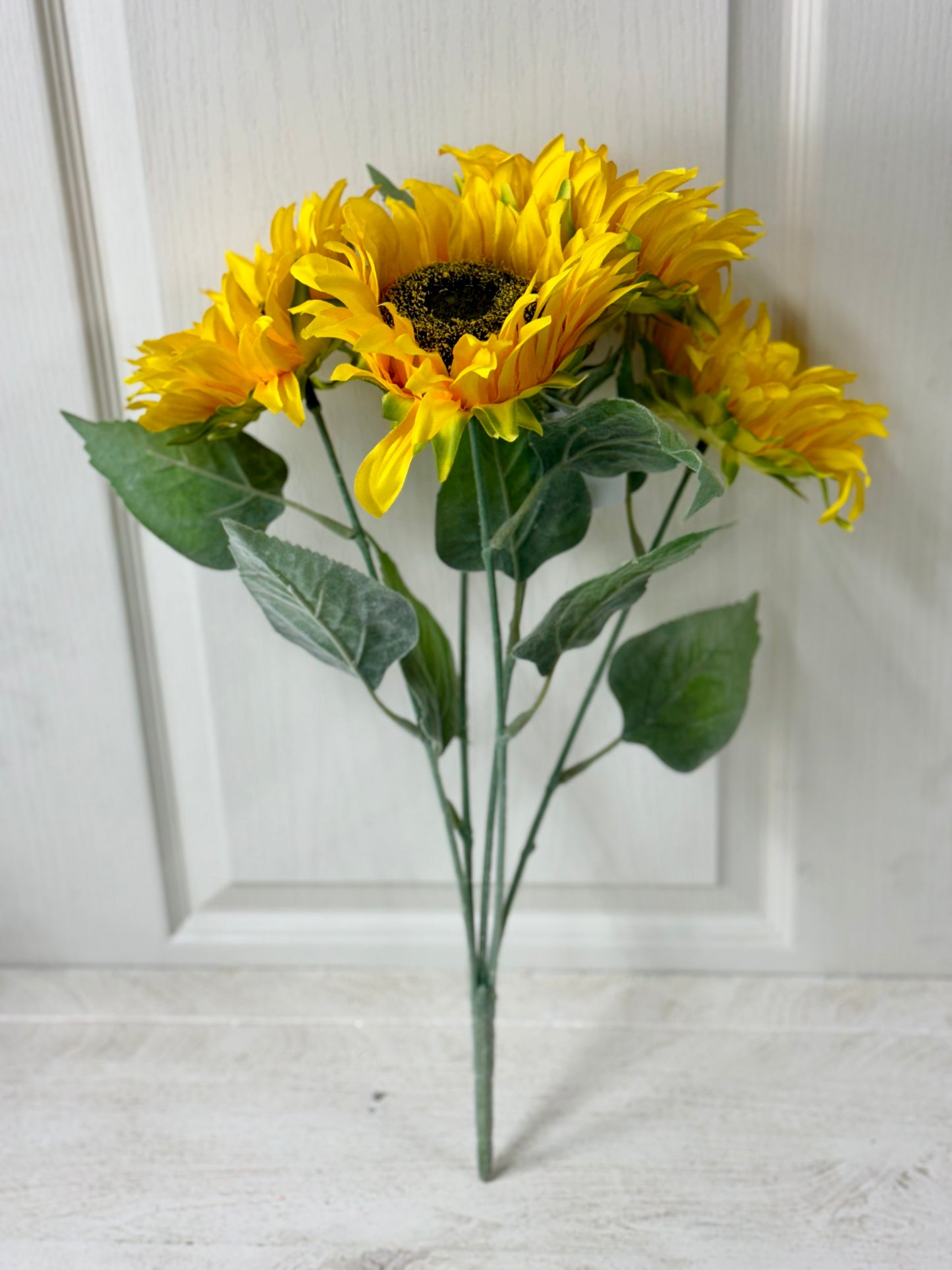 20 Inch Yellow Sunflower Floral Bush