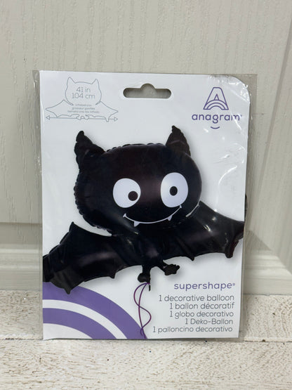 Supershape Black Bat Balloon