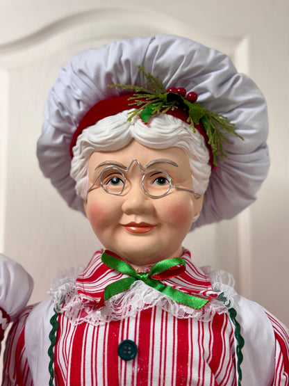 36.5 Inch Standing Chef Santa Or Mrs. Claus