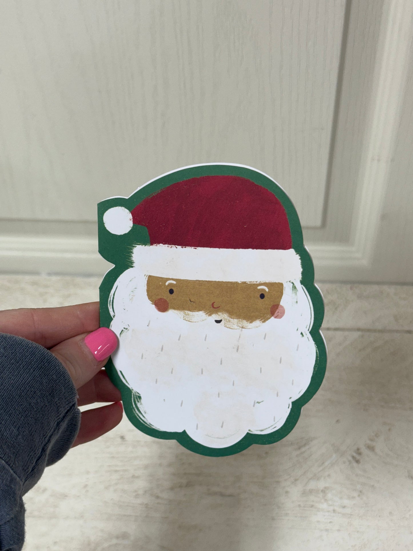 American Greetings Santa Head Blank Notes With Envelopes