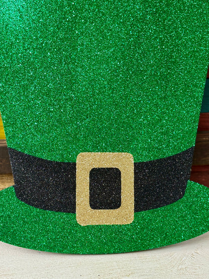 Glitter St Patrick's Day Top Hat