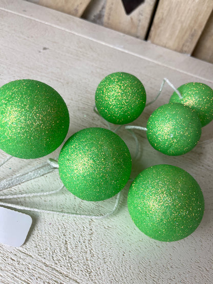 Light Green Glitter Ball Spray