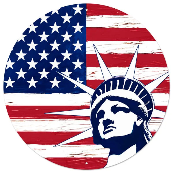 12 Inch Abstract Statue Of Liberty Sign