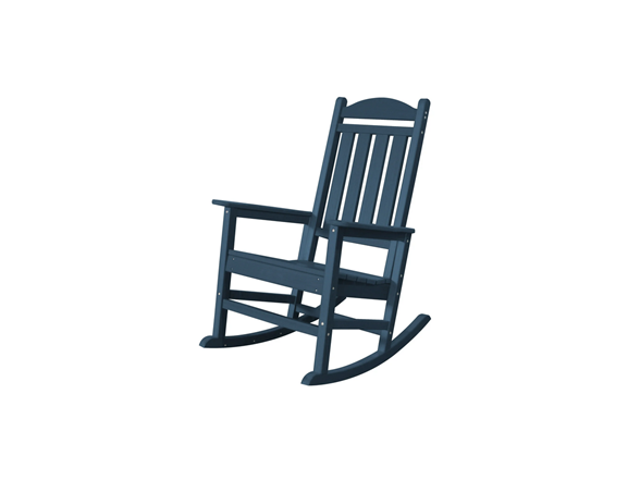 Dark Blue Rocking Chair