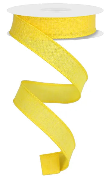 7/8 Inch Sun Yellow Royal Burlap Ribbon