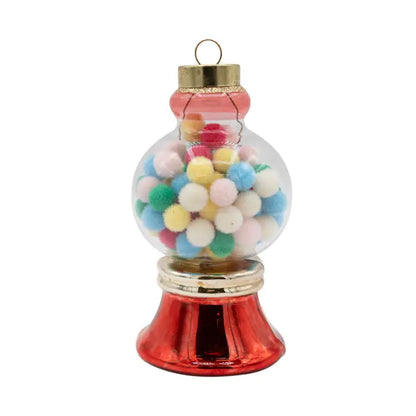 Kat & Annie Dubble Bubble Gumball Machine Glass Ornament