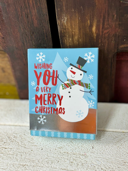 Snowman Gift Card Holder