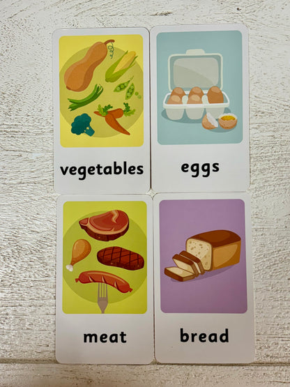 Jr. Explorers Food Snap Flash Cards