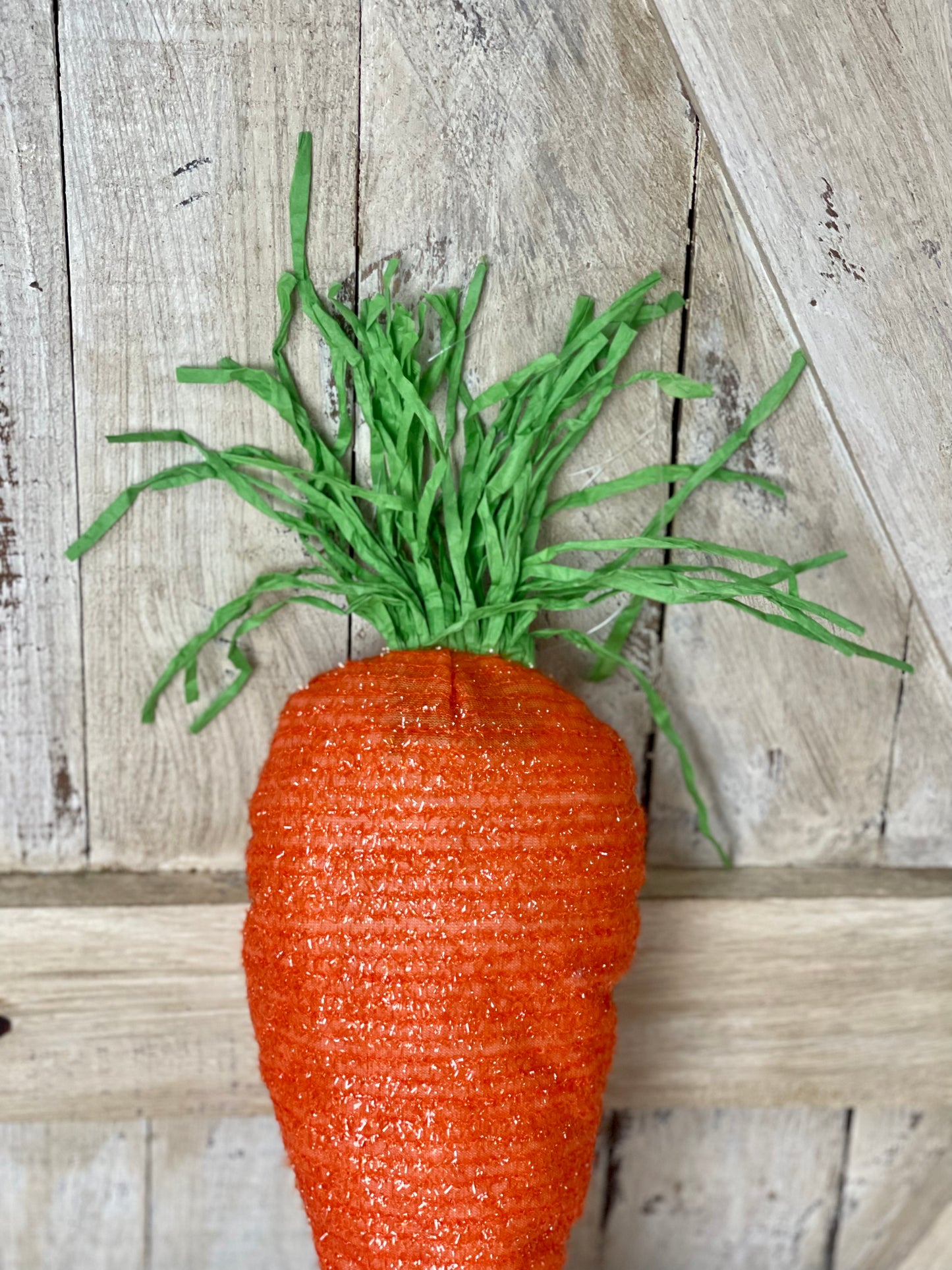 16 Inch Fabric Carrot Wreath Attachment