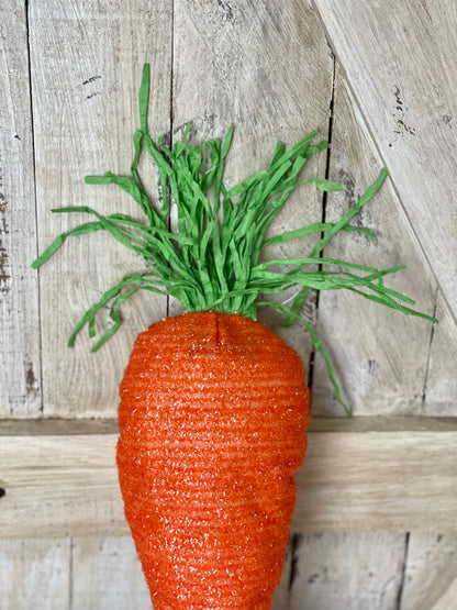 16 Inch Fabric Carrot Wreath Attachment