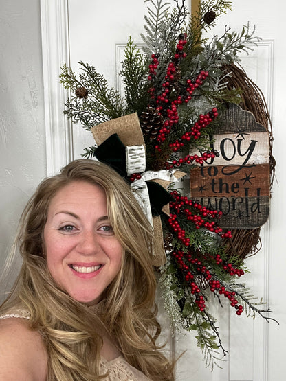 Tarnation Creation Rustic Christmas Wreath Box