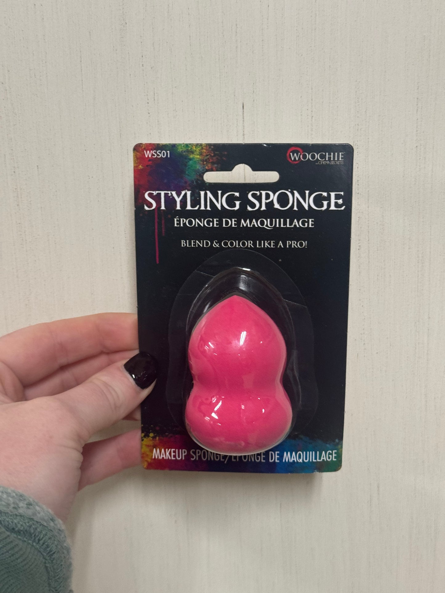 Pink Makeup Styling Sponge