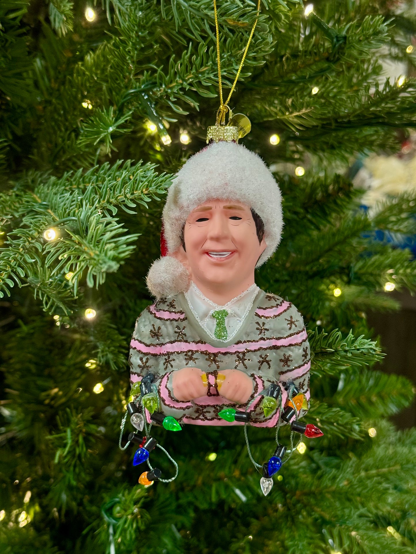 Chevy Chase Glass Ornament