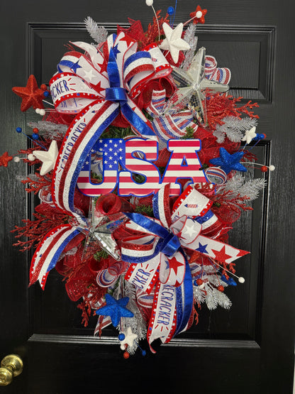 Patriotic Wreath Kit By Sweet Girl Design Co