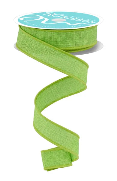 7/8 Inch Lime Green Royal Burlap