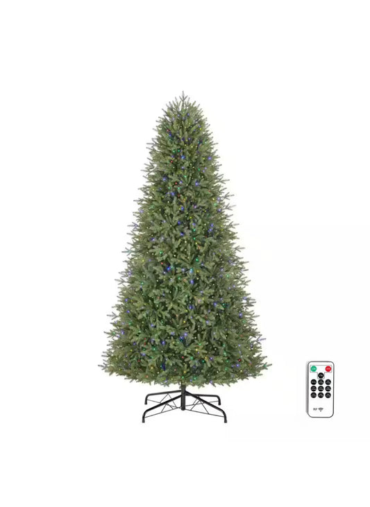 Home Accents Holiday 9 ft. Pre-Lit LED Jackson Noble Fir Artificial Christmas Tree Open Box